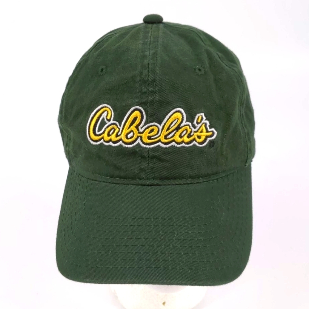 Cabela's Green Adjustable Strapback Hat Cap - image 1